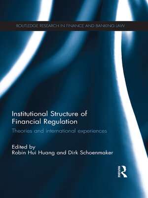 cover image of Institutional Structure of Financial Regulation